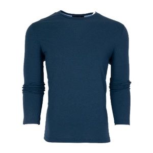 GREYSON SPIRIT LONG SLEEVE CREWNECK TEE - STORM BLUE
